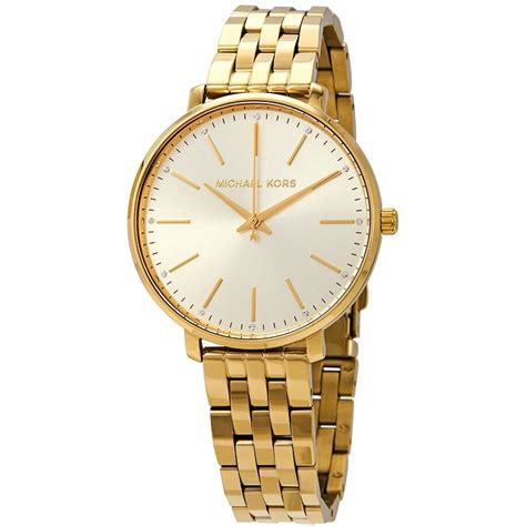 michael kors damenuhr mk3898|Michael Kors Pyper Crystal Yellow Gold.